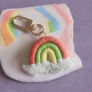 NEW! Rainbow  key chain